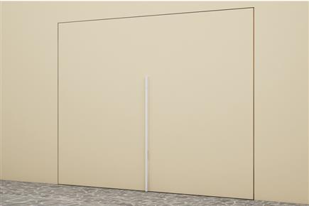 Long white paintable handle